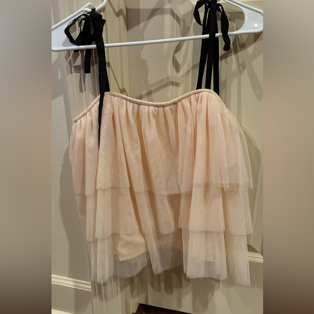 showpo top Ollea top- Tired Tie Strap Top